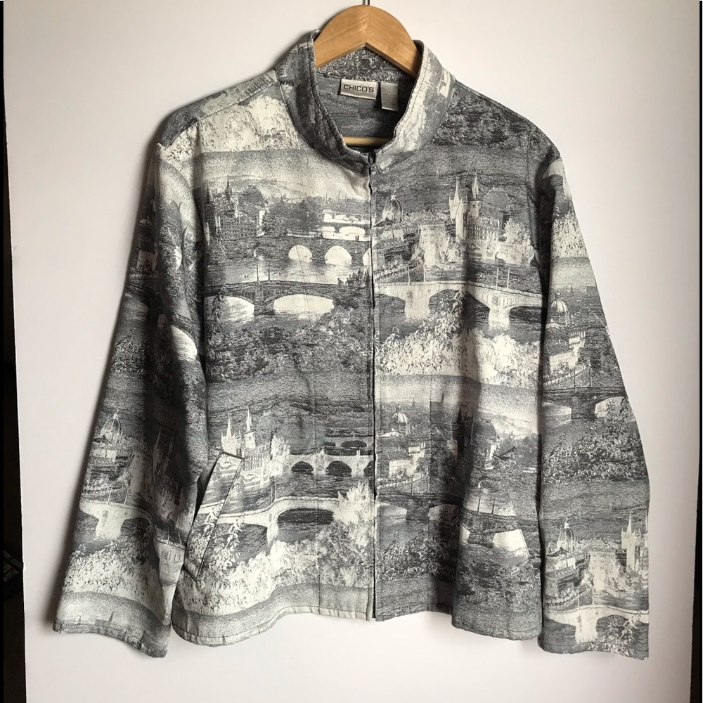 Chico’s vintage London Bridge Jacket/ Sz 5.